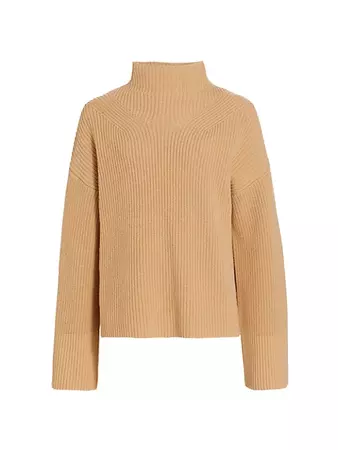 Shop A.L.C. Louise Ribbed Merino Sweater | Saks Fifth Avenue