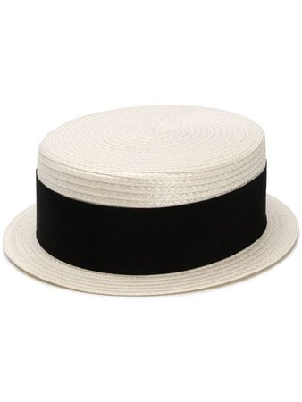 Saint Laurent Small Boater Hat - Farfetch
