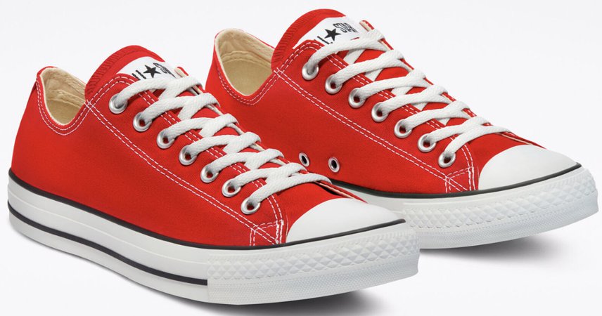 red low top converse