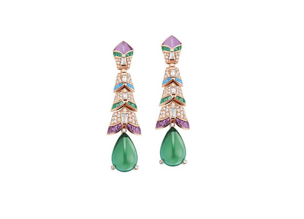 Bvlgari, Precious Ruffles earrings