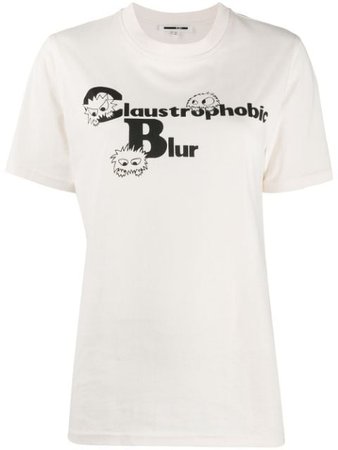 Mcq Alexander Mcqueen Claustrophobic Blur T-Shirt 583304ROJ64 Neutral | Farfetch