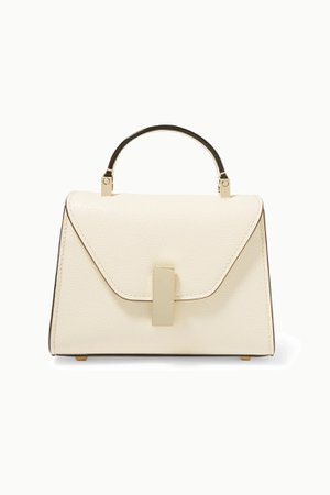 Valextra Iside Micro Textured-Leather Tote