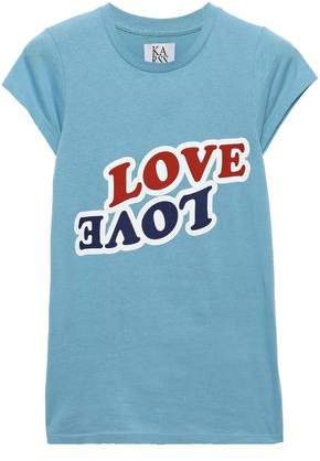 Love Love Printed Cotton-jersey T-shirt