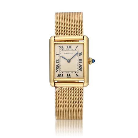Cartier Reference 7808 Tank Louis | A yellow gold wristwatch, Circa 1980 | Fine Watches | 2022 | Sotheby's