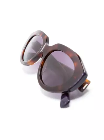 Missoni tortoiseshell-effect geometric-frame Sunglasses - Farfetch