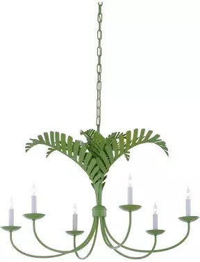 green chandelier - Google Search