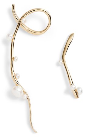FARIS Esther Cultured Pearl Earrings | Nordstrom