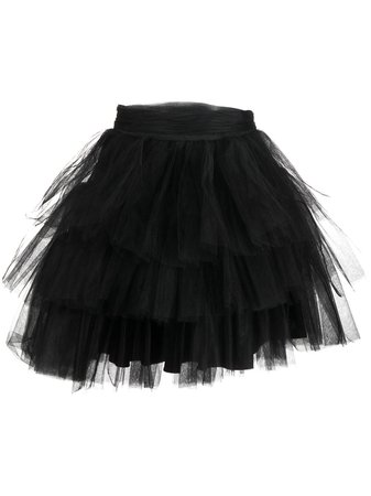 PINKO Pleated Tulle Skirt - Farfetch