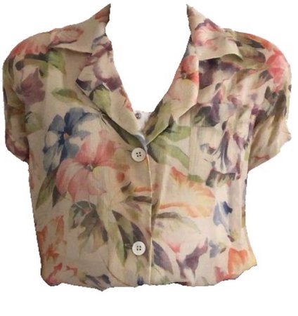 Button up Floral Top