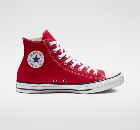 Chuck Taylor All Star Red High Top Shoe