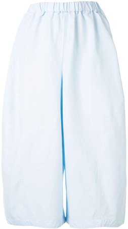 Wide Leg Cropped Trousers