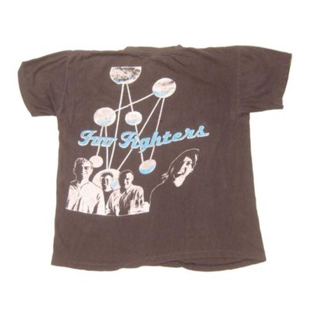 foo fighters back graphic tee