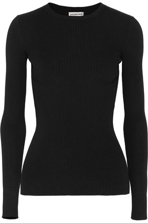 Balenciaga | Ribbed-knit sweater | NET-A-PORTER.COM