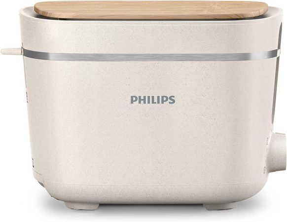 Philips HD2640/10 Conscious Collection Toaster, Biologischer, 100% Recycelter Kunststoff, 8 Bräunungsstufen, Creme : Amazon.de: Küche, Haushalt & Wohnen