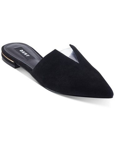 DKNY Ali Mule Flats & Reviews - Mules & Slides - Shoes - Macy's black