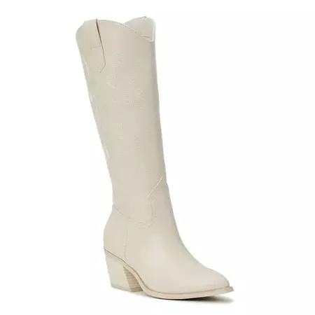 Madden NYC Women's Embroidered Tall Western Boots - Walmart.com