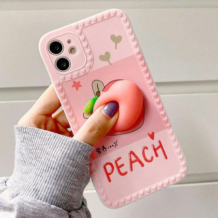 Phone Case for iPhone 13/13 Mini/13 Mini/13pro/13pro Max, Funny Novelty Waving 3D Squeezable Peach Butt Piggy Pattern Lovely Pig Case Transparent Soft TPU Silicone Rubber Case Help Relax - Walmart.com
