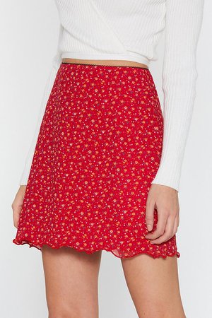 Mesh Up Floral Mini Skirt | Shop Clothes at Nasty Gal!