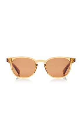 Panthos Soft Round-Frame Acetate Sunglasses By Bottega Veneta | Moda Operandi