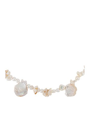 joolz by Martha Calvo Tahiti Pearl Necklace in White | REVOLVE