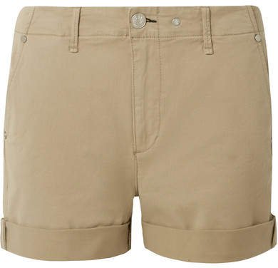 Buckley Cotton-blend Twill Shorts - Sand