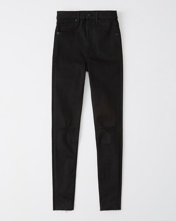 Womens Ultra High Rise Super Skinny Jeans | Womens Bottoms | Abercrombie.com