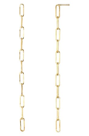 Bony Levy 14K Gold Long Chain Earrings (Nordstrom Exclusive) | Nordstrom