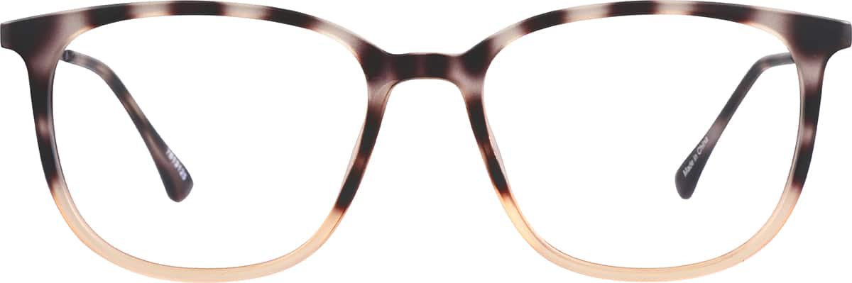 Coral Square Glasses #7813125
