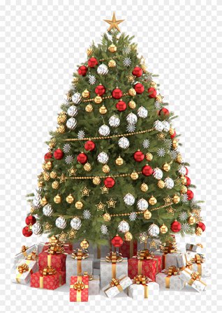 Christmas Tree - Transparent Background Christmas Tree Png, Png Download (#1071114) - PikPng