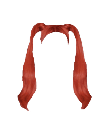 Red Orange Hair Pigtails (Sugar High edit)
