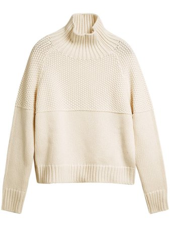 BURBERRY roll neck knitted jumper