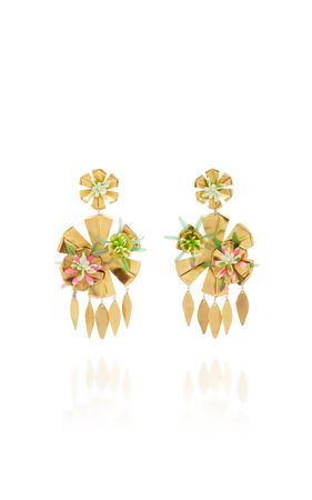 Flower Drop Earrings by Mercedes Salazar | Moda Operandi