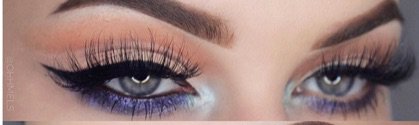 purple under eye makeup