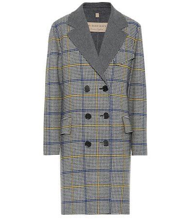 Double-faced wool and cashmere coat