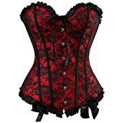 red/black corset