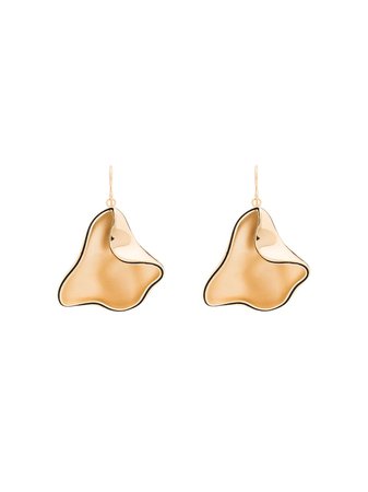 Jil Sander Fluid Structured Drop Earrings - Farfetch