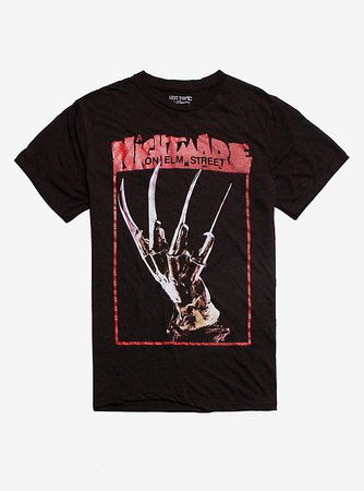 A Nightmare On Elm Street Freddy's Fingers Red Heathered T-Shirt