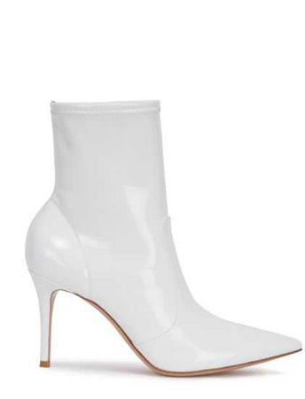 White Ankle Boot