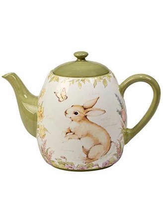 bunny rabbits tea kettle png filler green easter