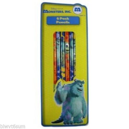 Monster's Inc Vintage 6 Pack of Pencils-Great Loot Bag Filler | eBay