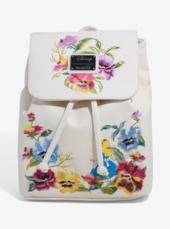 Loungefly Disney Alice in Wonderland Embroidered Floral Mini Backpack - BoxLunch Exclusive