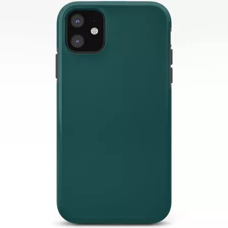 Dark Teal Iphone Case by Color Obsession - iPhone 11 - Tough Case | Google Shopping