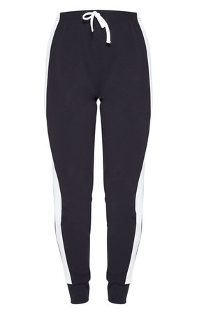 Khaki Side Stripe Detail Jogger | Trousers | PrettyLittleThing