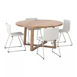 MÖRBYLÅNGA / BERNHARD Table and 4 chairs - IKEA