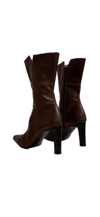 Brown Vintage Mid Calf Boots