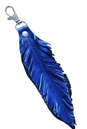 feather keychain