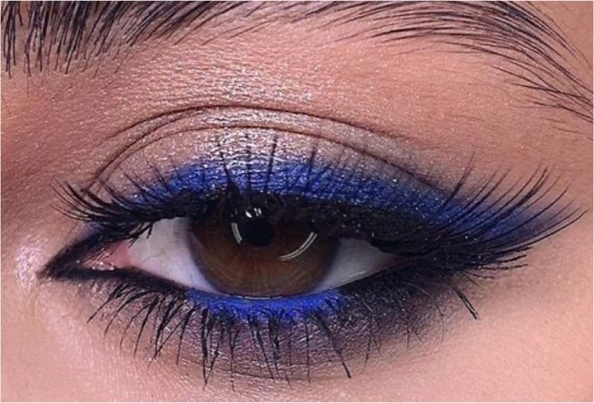 Blue euphoria eyeliner