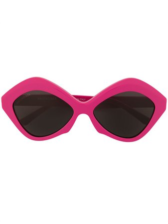 BALENCIAGA round-frame Tinted Sunglasses - Farfetch