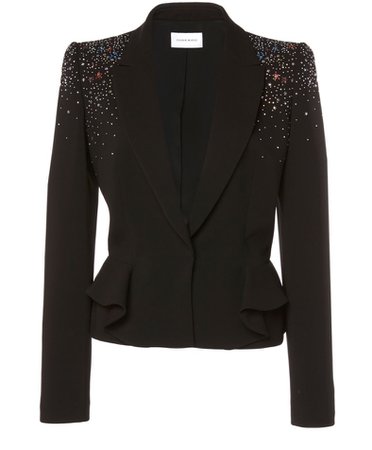 black embellished blazer
