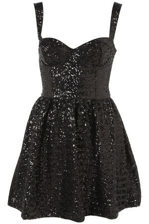Topshop Sequin Strappy Prom Dress